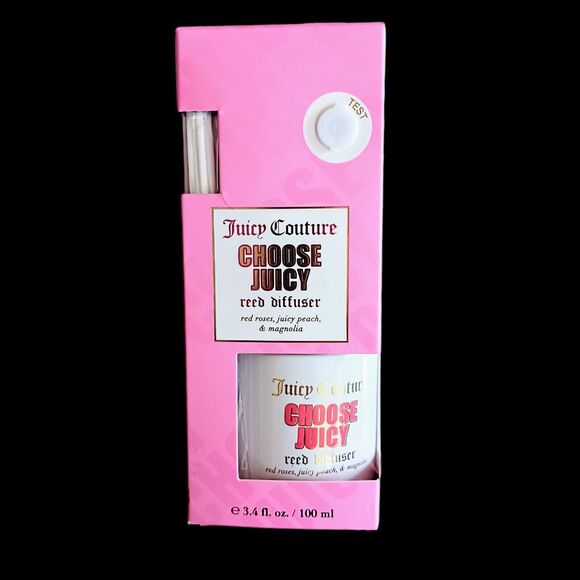 Juicy Couture 3.4 oz Reed Diffuser ROSE PEACH MAGNOLIA Hotel Spa Luxury Glam - Picture 6 of 16